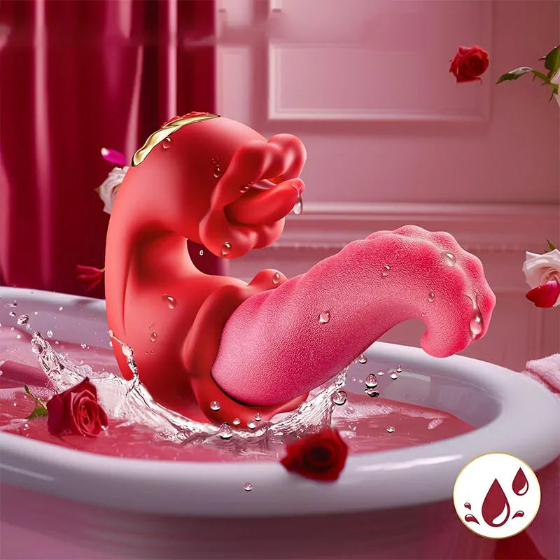 3 ln 1 Strong Licking & Swing Vibrating Tongue Vibrator