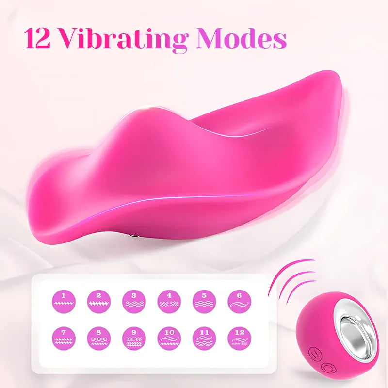 Wearable Panty Vibrator with 12 Vibrating Modes & Remote Control