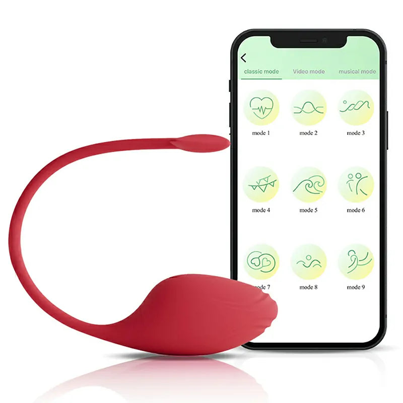 App Controlled Vibrator with 9 Powerful Vibrating Stimulation