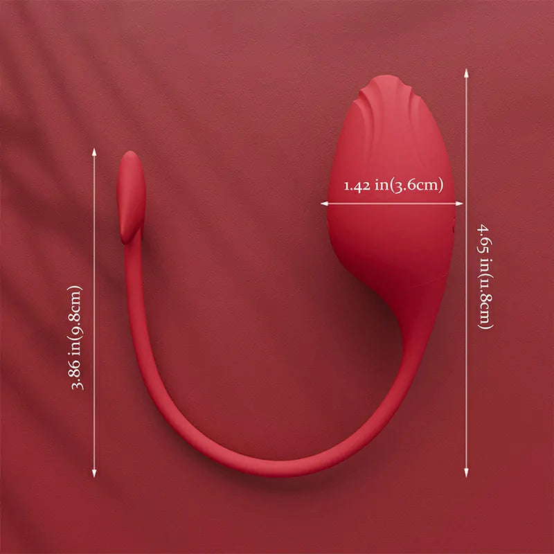 App Controlled Vibrator with 9 Powerful Vibrating Stimulation