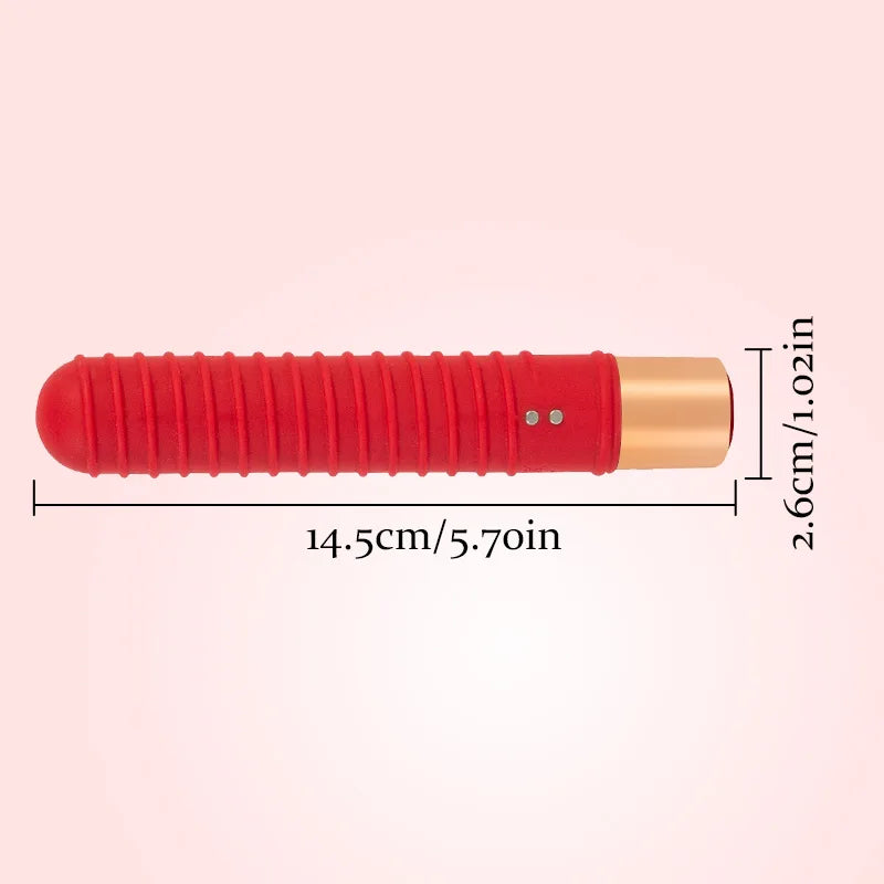 Silicone Bullet Vibrator 7 Vibration Magnetic Charging