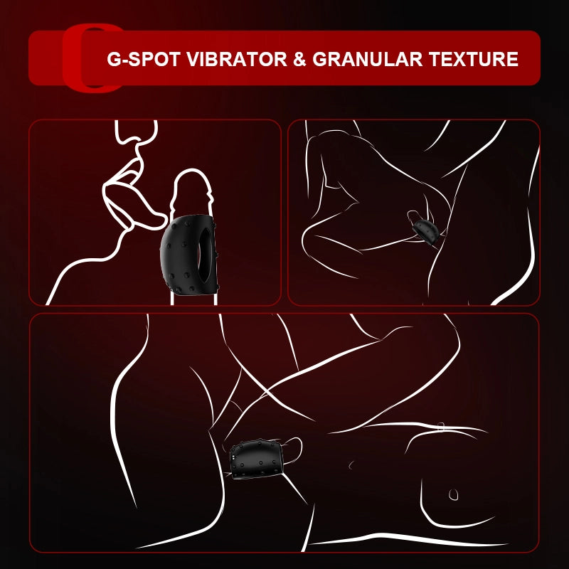 Wearable Vibrating Penis Ring with 10 Modes