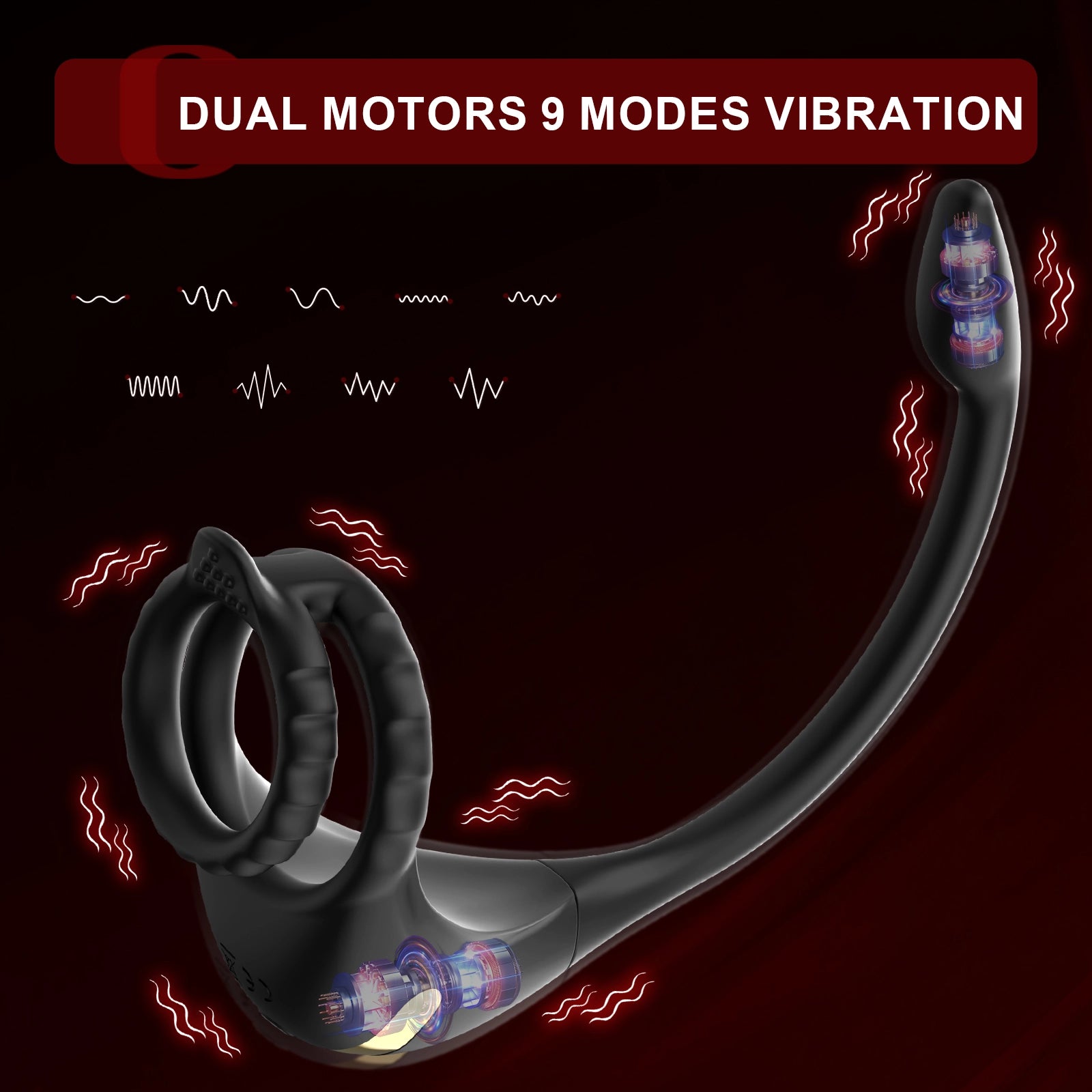 Prostate Massager & Anal Sex Toy for Penis &Taint Stimulation