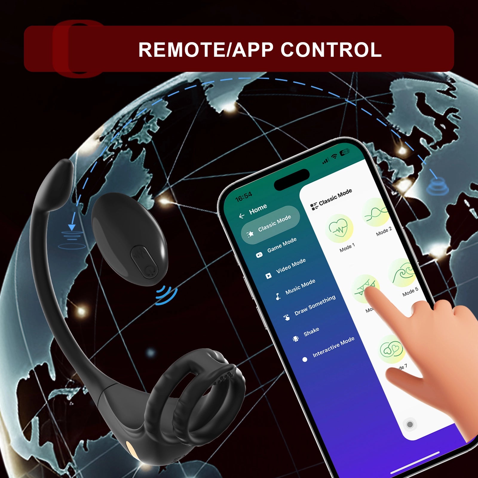 Prostate Massager & Anal Sex Toy for Penis &Taint Stimulation