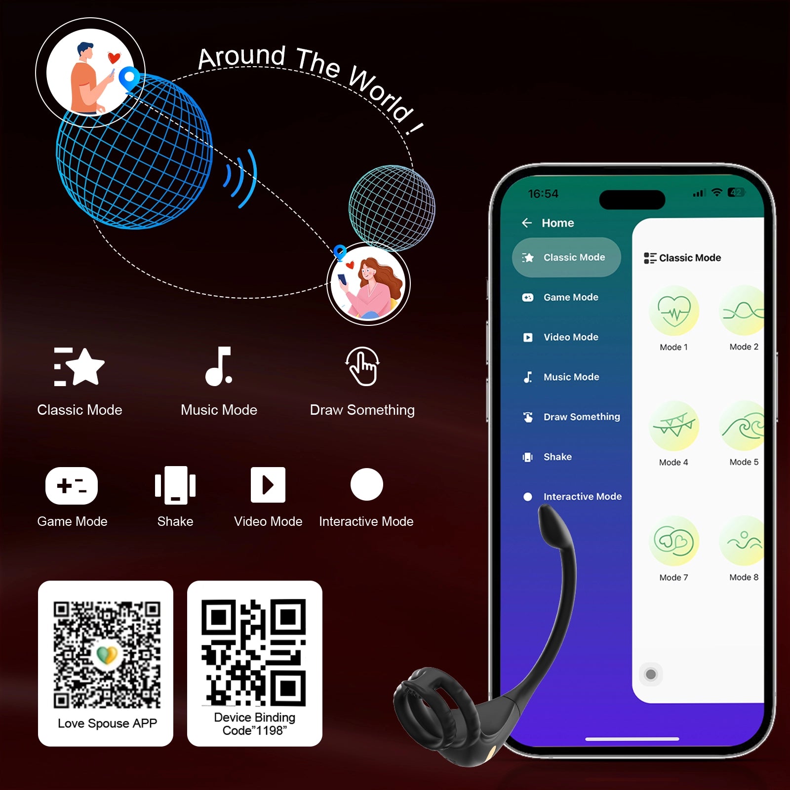 Prostate Massager & Anal Sex Toy for Penis &Taint Stimulation