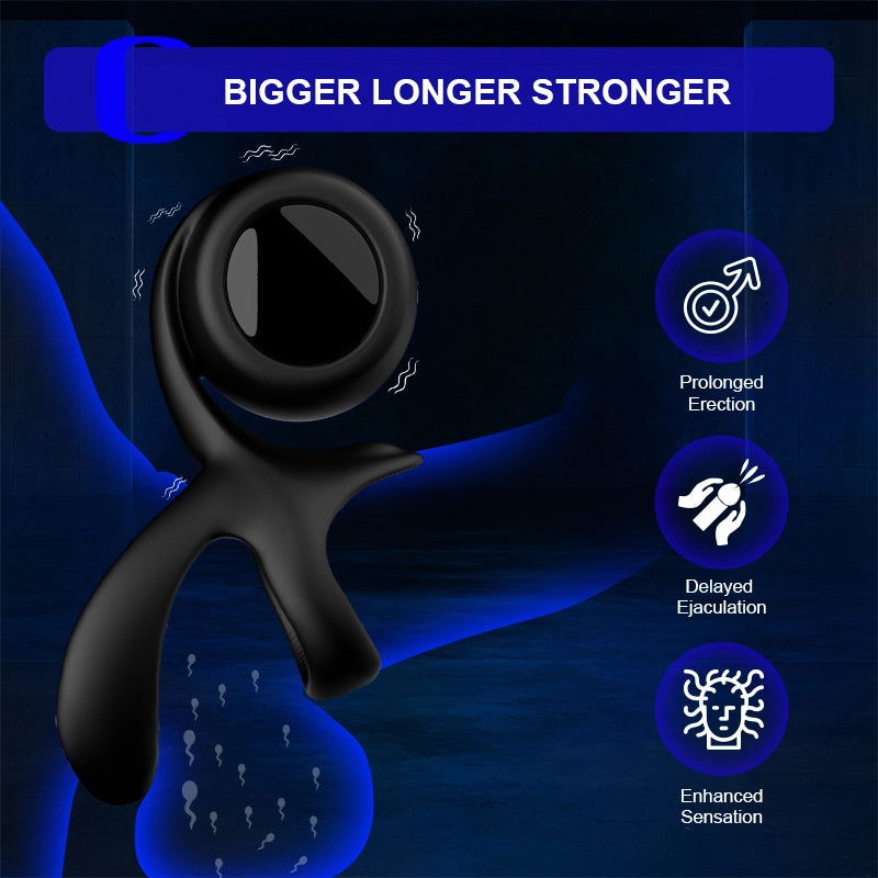 10-Mode Vibrating Penis Ring for Solo & Couples Play