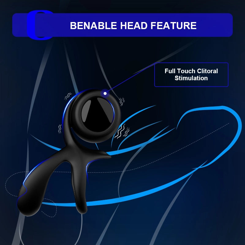 10-Mode Vibrating Penis Ring for Solo & Couples Play