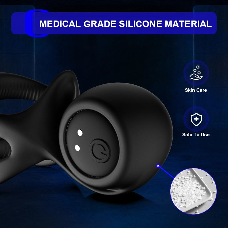 10-Mode Vibrating Penis Ring for Solo & Couples Play