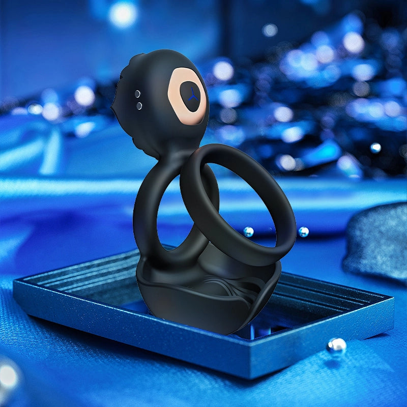 3 in 1 Cock Ring for Penis Testicle & Clitoral Stimulation