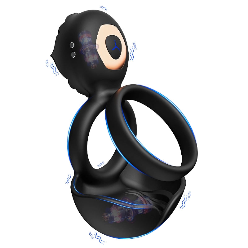 3 in 1 Cock Ring for Penis Testicle & Clitoral Stimulation