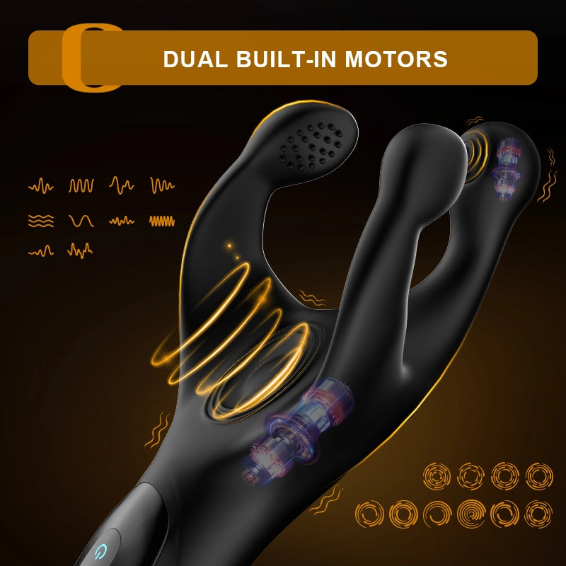 Glans Trainer 10 Frequency Flapping & Vibrating Portable Masturbator