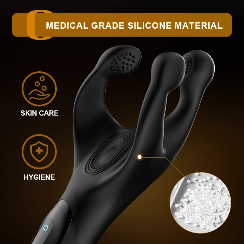 Glans Trainer 10 Frequency Flapping & Vibrating Portable Masturbator