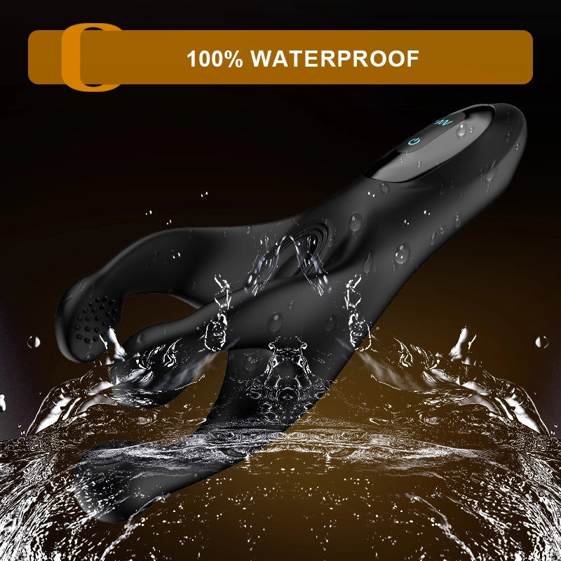 Glans Trainer 10 Frequency Flapping & Vibrating Portable Masturbator