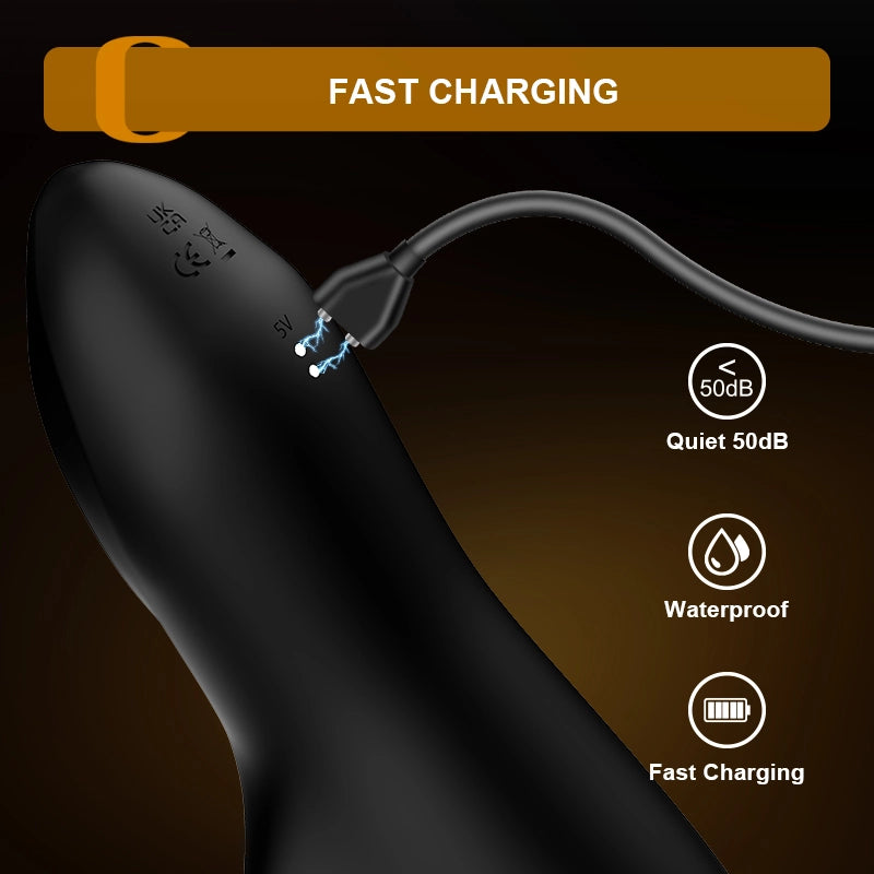 Glans Trainer 10 Frequency Flapping & Vibrating Portable Masturbator