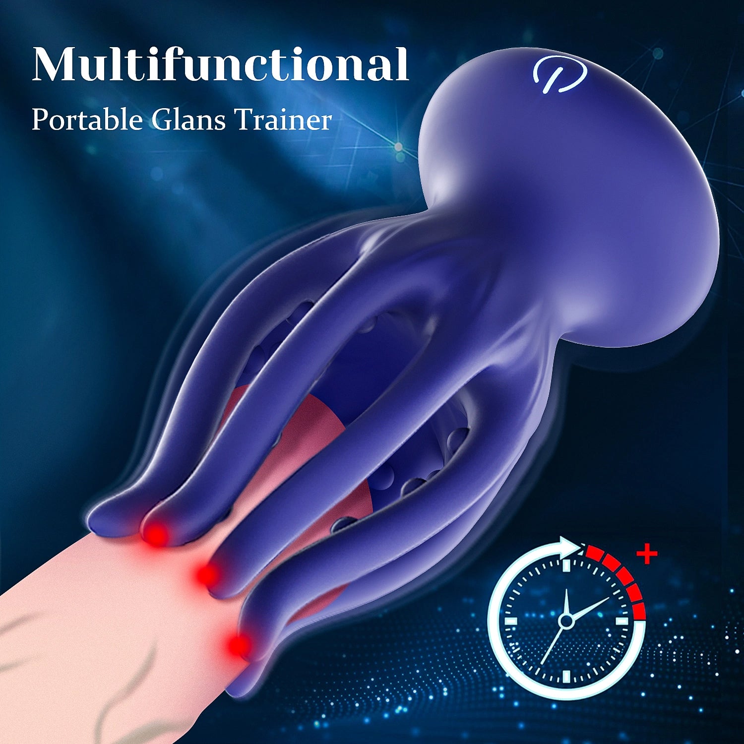 Glans Trainer 10 Vibration Octopus Tentacle Stimulator