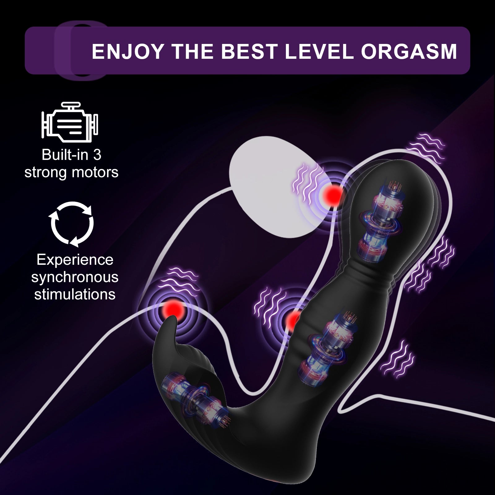 9-Mode Swinging & Licking Prostate Massager with App & Remote Control