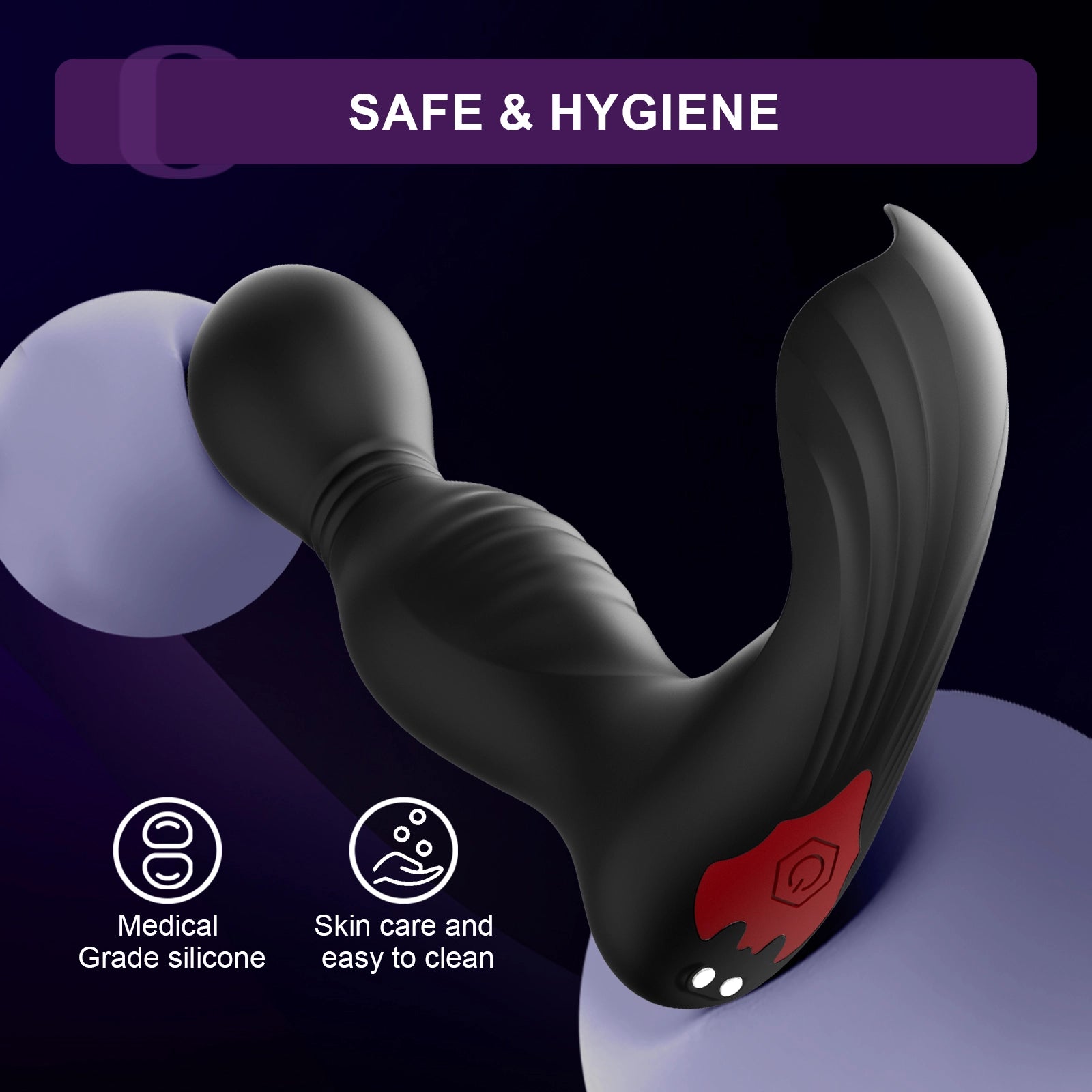 9-Mode Swinging & Licking Prostate Massager with App & Remote Control