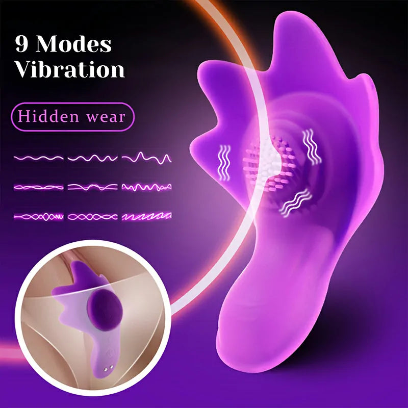 Remote Controlled Vibrator 10 Vibration Wearable Design