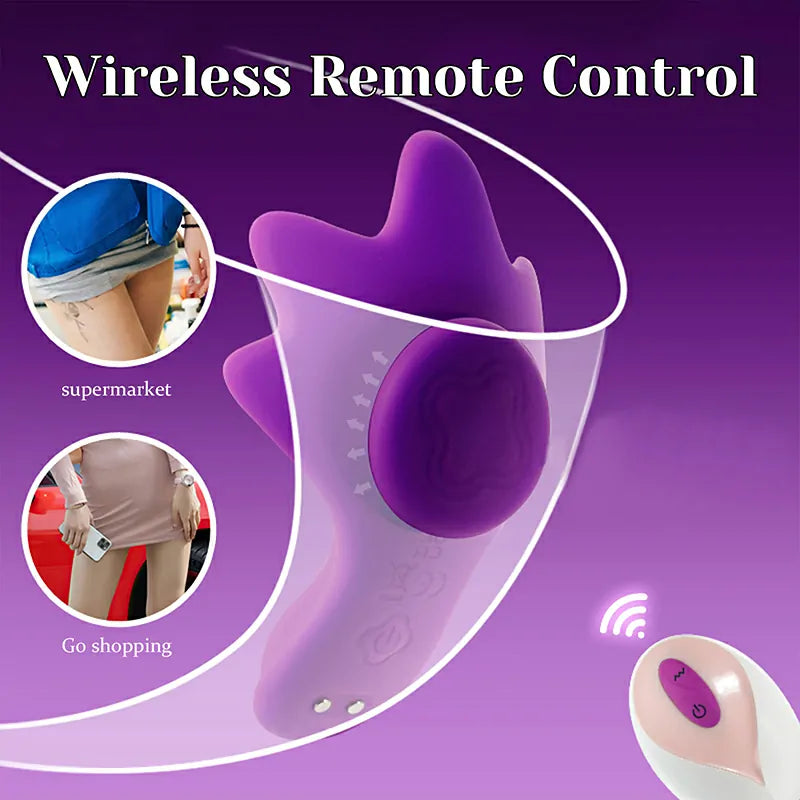 Remote Controlled Vibrator 10 Vibration Wearable Design