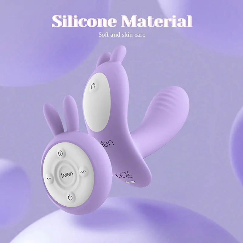 Leten Remote Vibrator 3 Speeds 7 Vibration Wearable