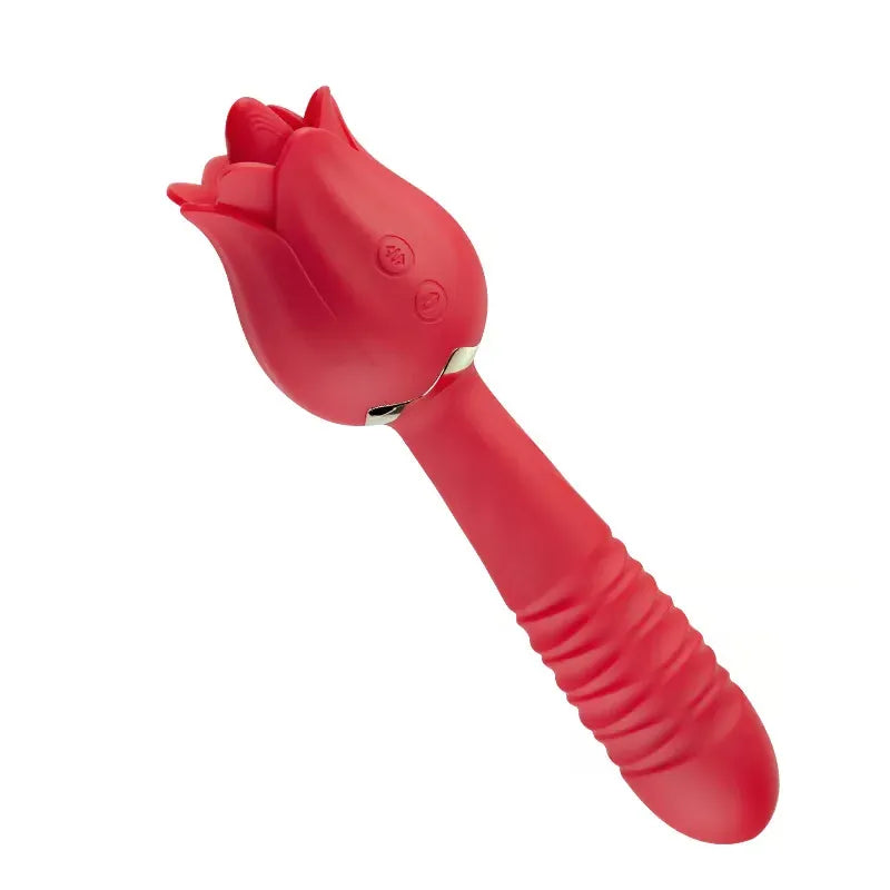 5 Thrusting & Vibrating 7 Tongue Licking Flower Vibrator Low Noise 5 Thrusting & Vibrating 7 Tongue Licking Flower Vibrator Low Noise