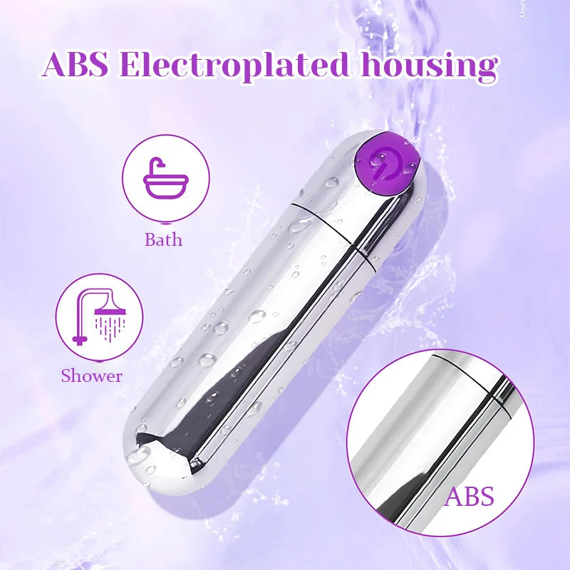 Silver Bullet Vibrator 10 Modes Vibration