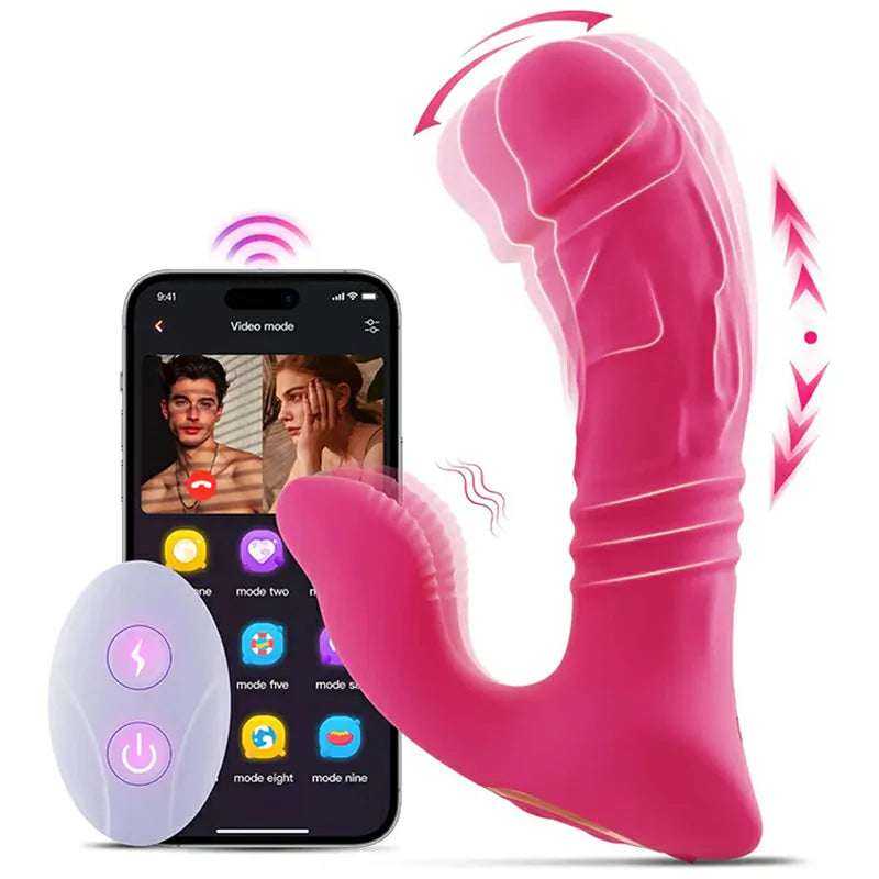 Wearable Remote Vibrator with App 10 Modes Vibration