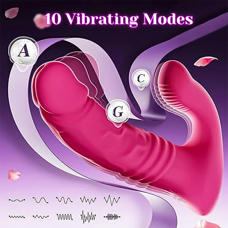 Wearable Remote Vibrator with App 10 Modes Vibration