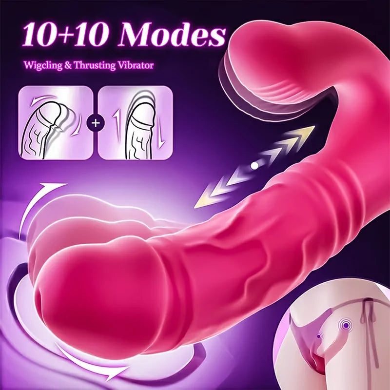 Wearable Remote Vibrator with App 10 Modes Vibration