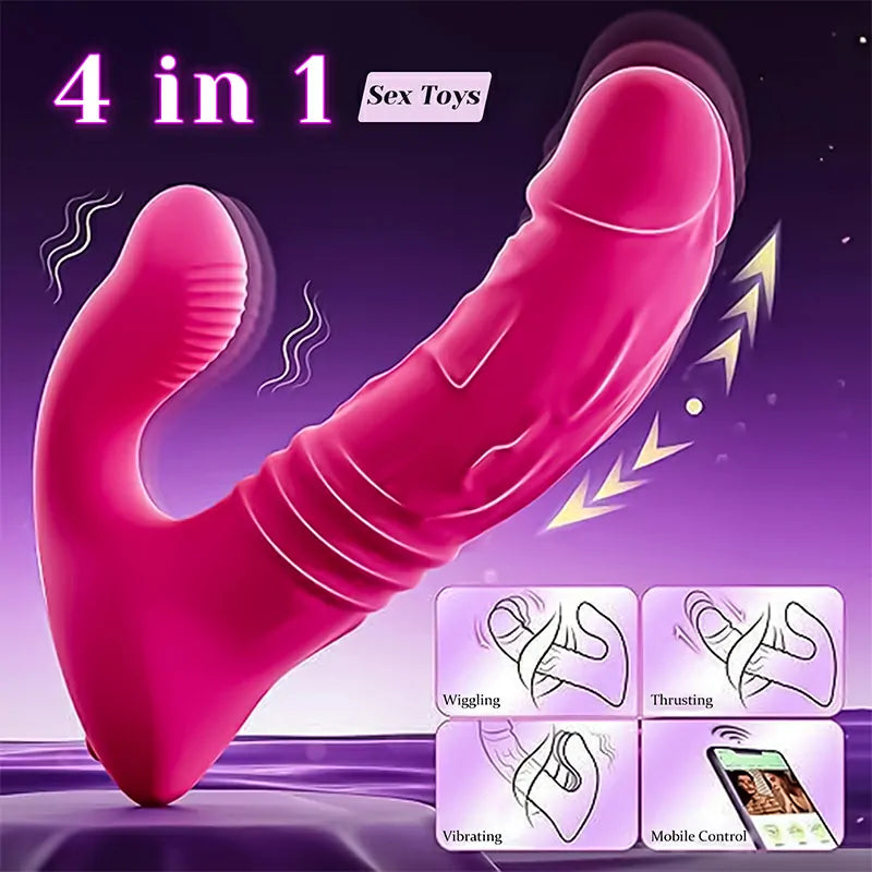 Wearable Remote Vibrator with App 10 Modes Vibration