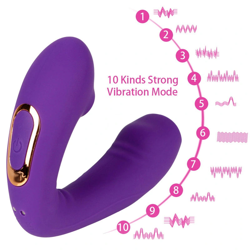 10 Vibration Modes Best Clit Sucking Vibrator