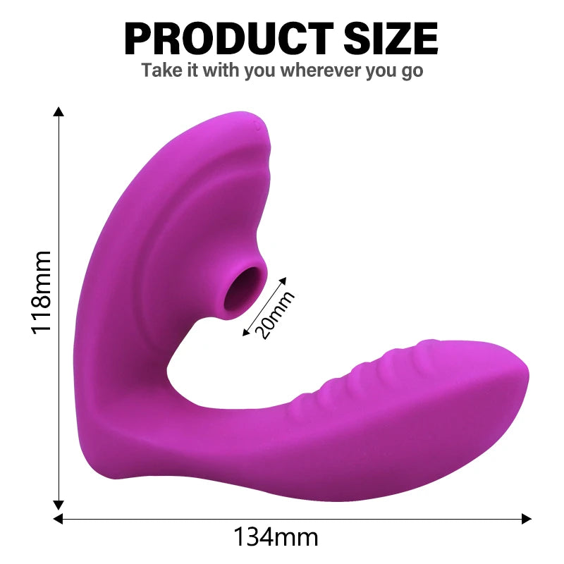 10 Vibration & 10 Suction Modes Clit Sucking Vibrator