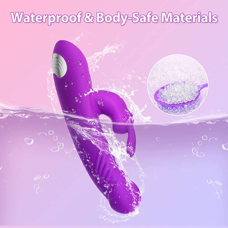 11 Vibration & 3 Thrusting Modes Rotate Rabbit Vibrators