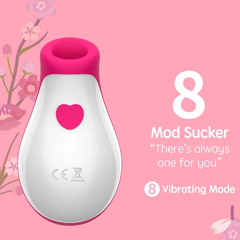 8 Vibration & Suction Modes Best Sucking Vibrator
