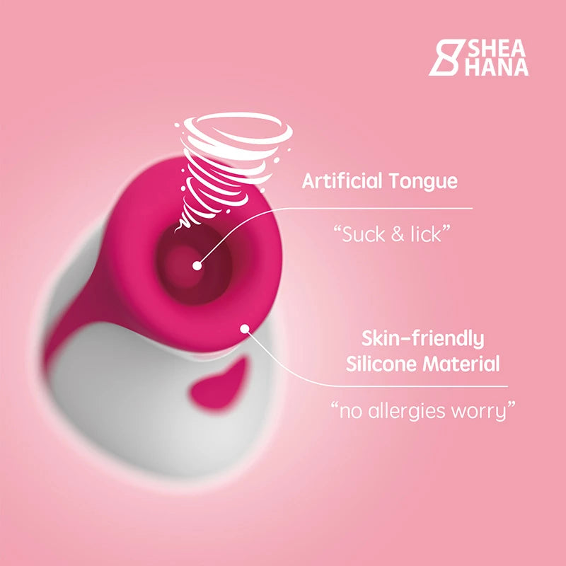 8 Vibration & Suction Modes Best Sucking Vibrator