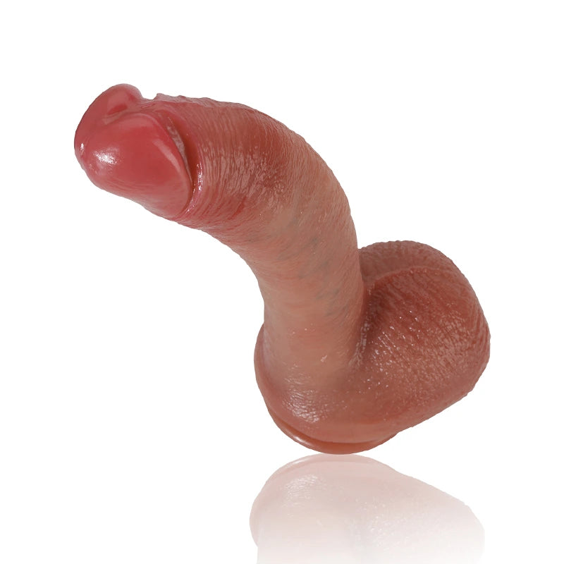 10.24" Lifelike Curved Liquid Silicone Dildo
