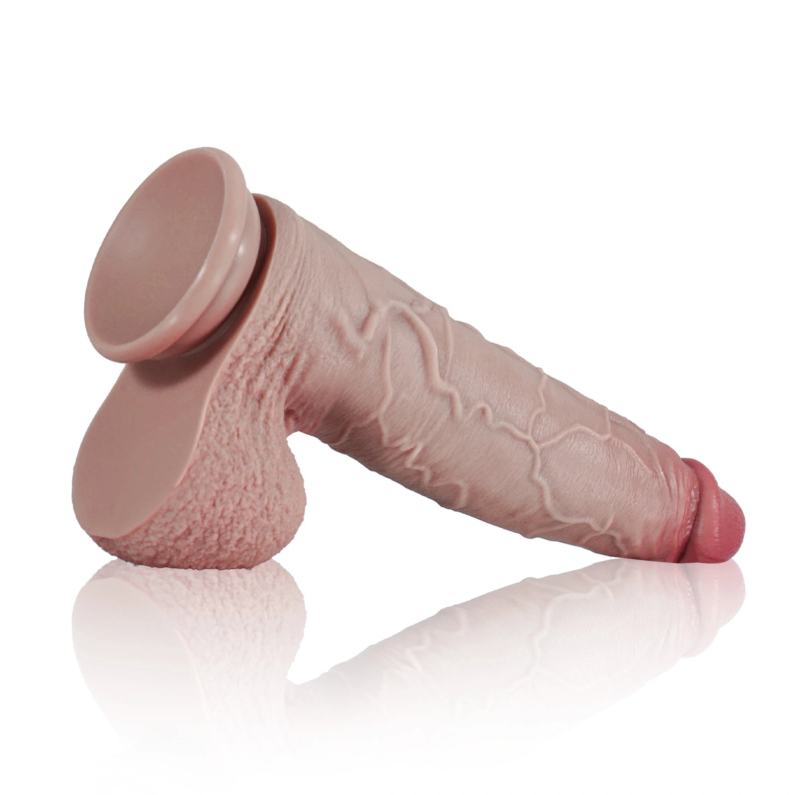 10.2" Lifelike Large Sliding Skin Dildo with Big Balls