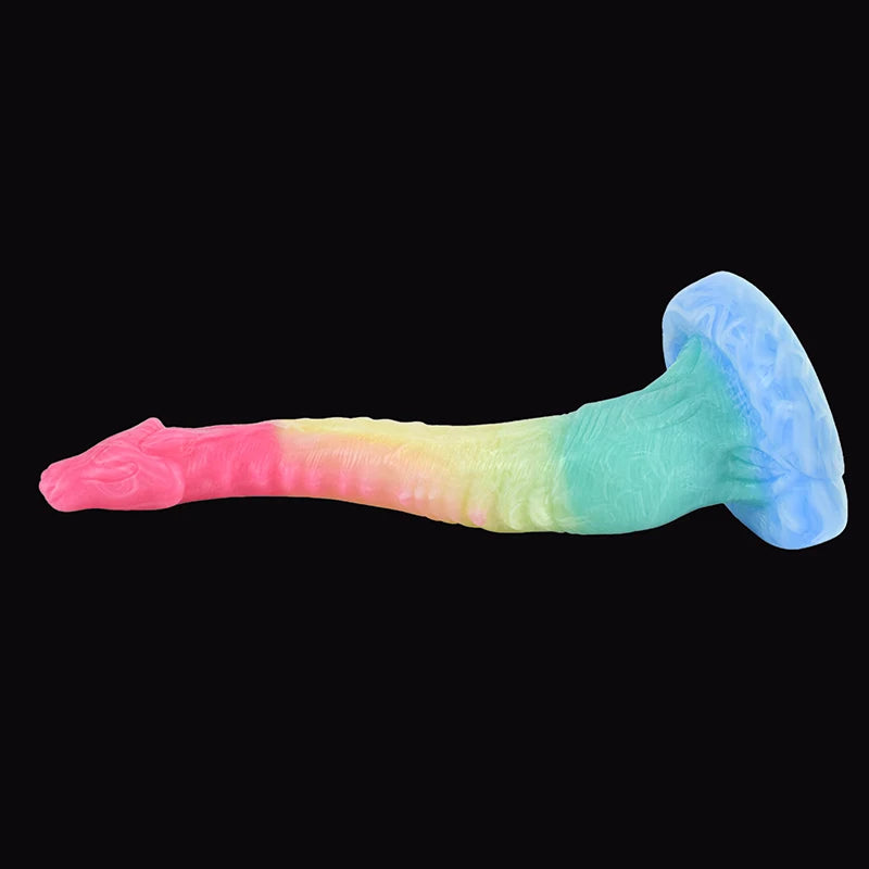 10.4Inch Lifelike Curved Silicone Monster Dildo