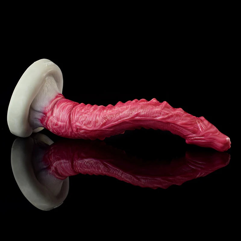 10.4Inch Lifelike Curved Silicone Monster Dildo