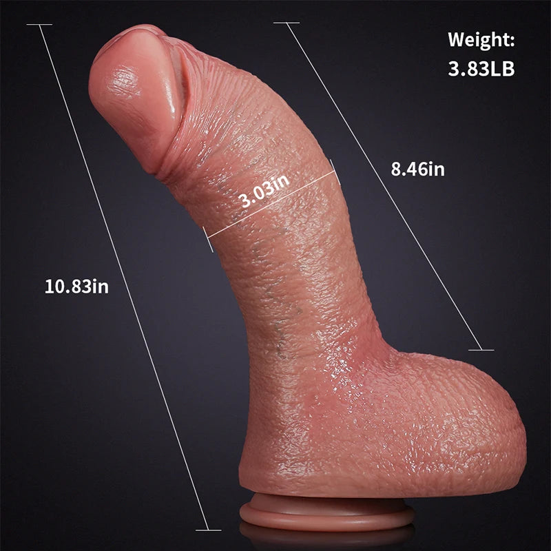 10.83Inch Extra Large Liquid Silicone Thick Dildo