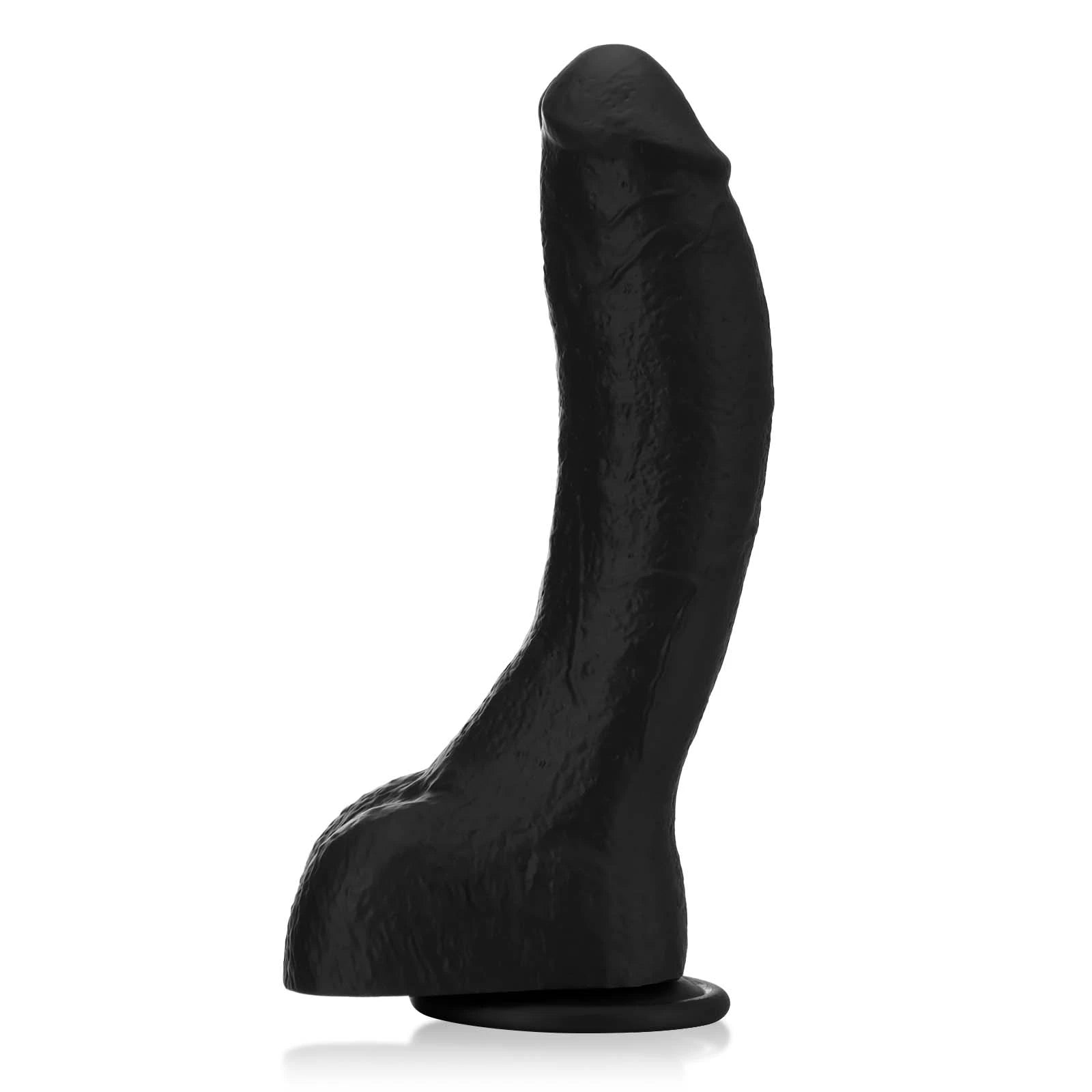 10" Soft Thick Realistic Curved Dildo