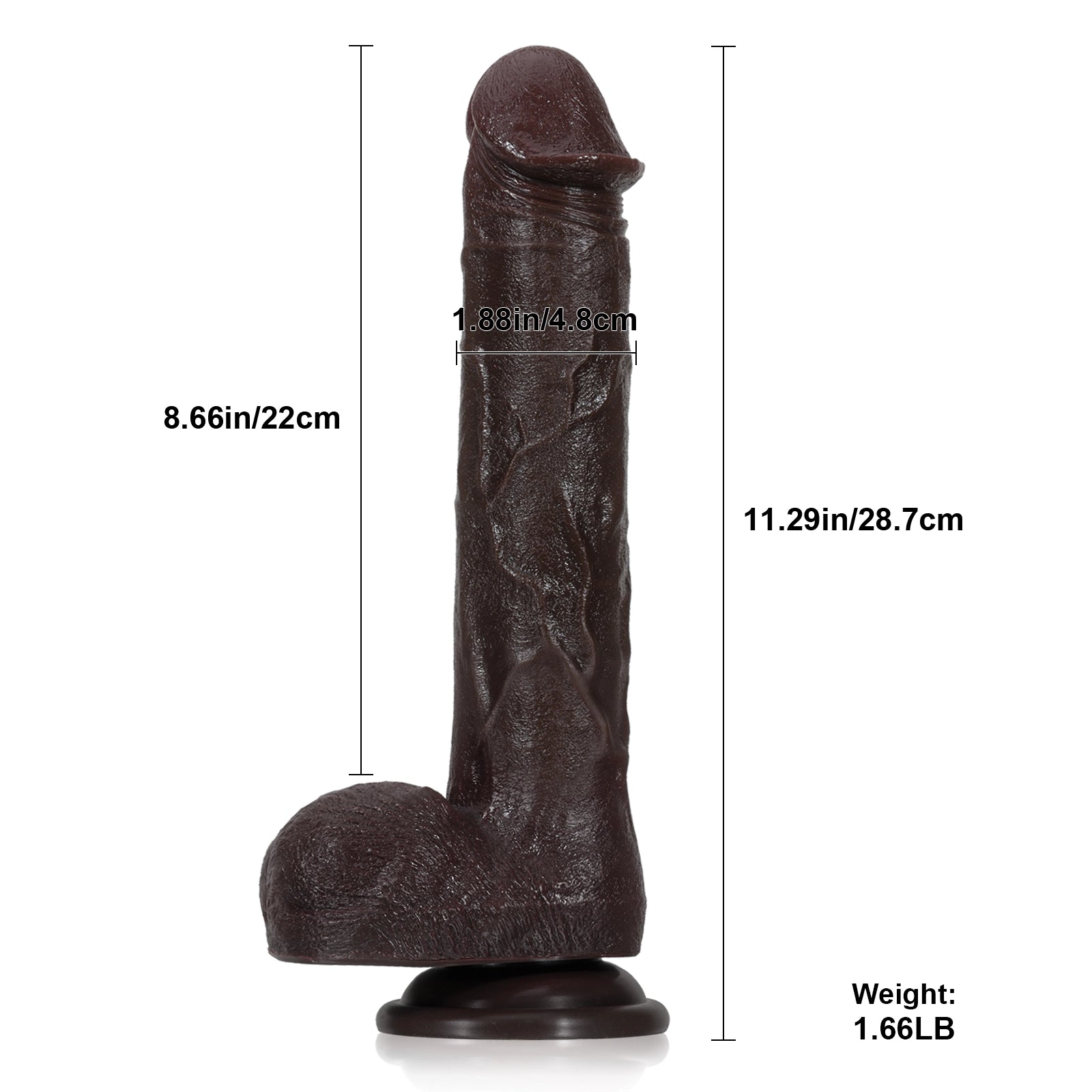 11.2" 7 Thrusting & 3 Vibrating Modes Electric Dildo