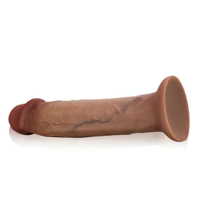 12" Realistic Soft Brown Thick Huge Anal Dildo