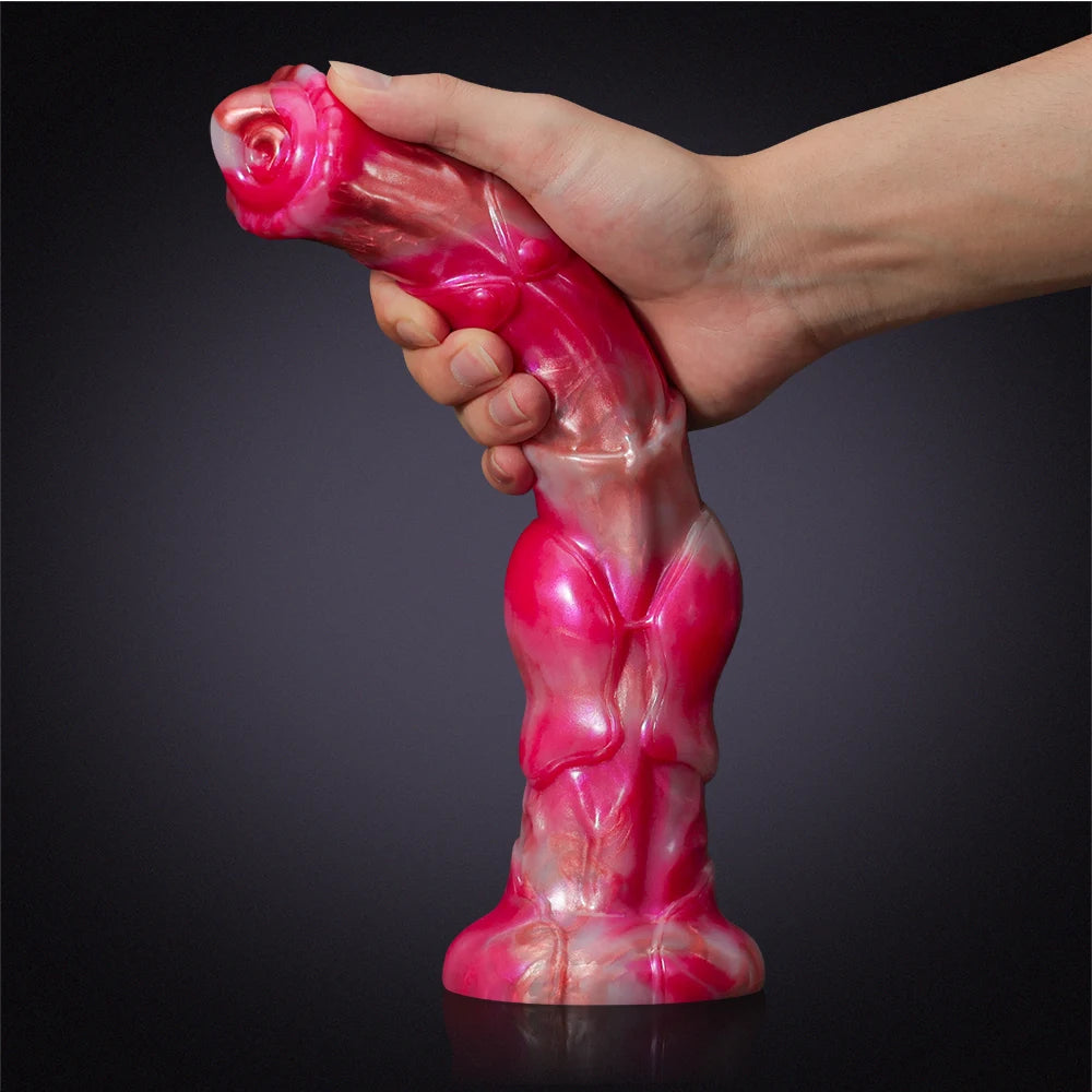 12inch Realistic Big Knot Silicone Horse Dildo