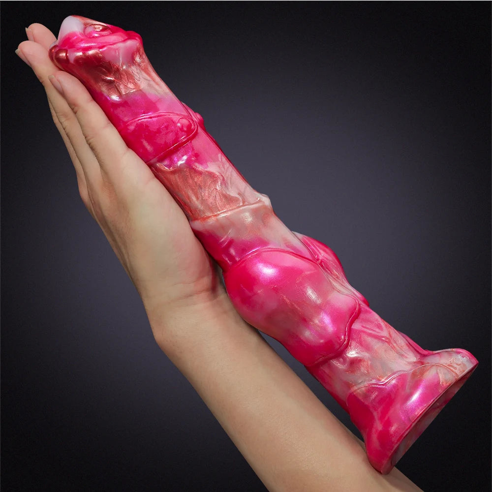 12inch Realistic Big Knot Silicone Horse Dildo