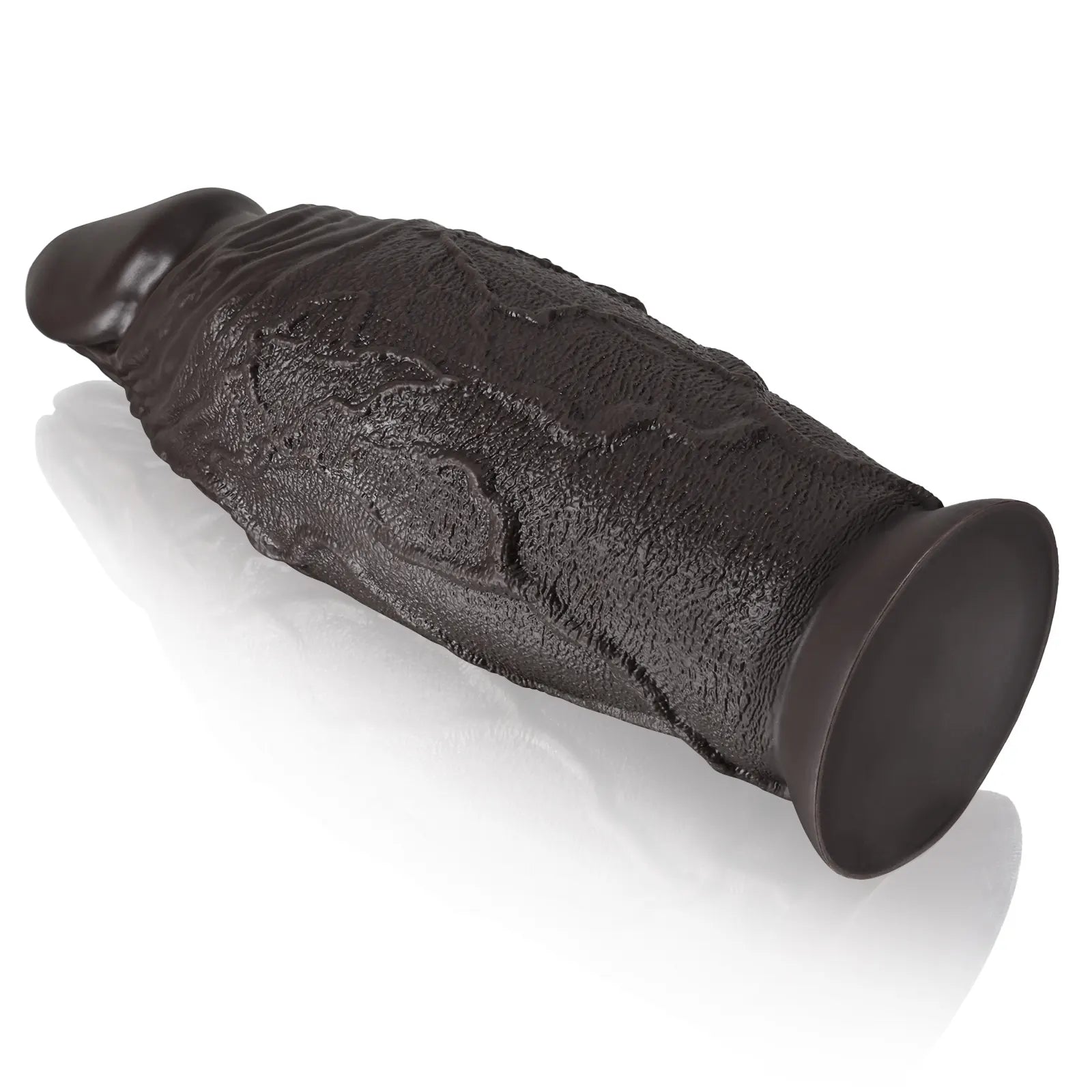 14.76" Huge Fat Black Anal Dildo