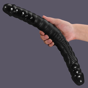 16.9Inch Ribbed Sensual Double-Ended Dildo
