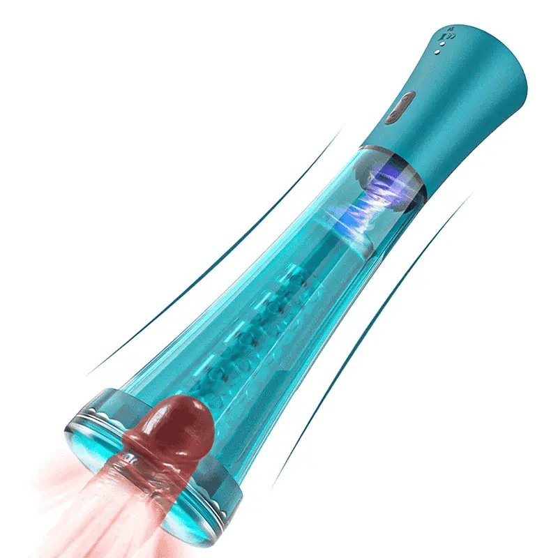 2 IN 1 Electric Penis Vacuum Pump 3 Modes Suction Training Masturbator