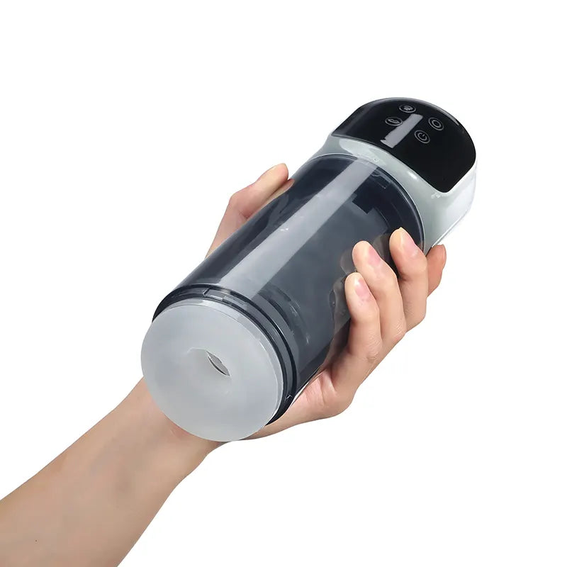 2 In 1 Touch Screen Blowjob Machine Dual Stimualtion Water Vacuum Pump