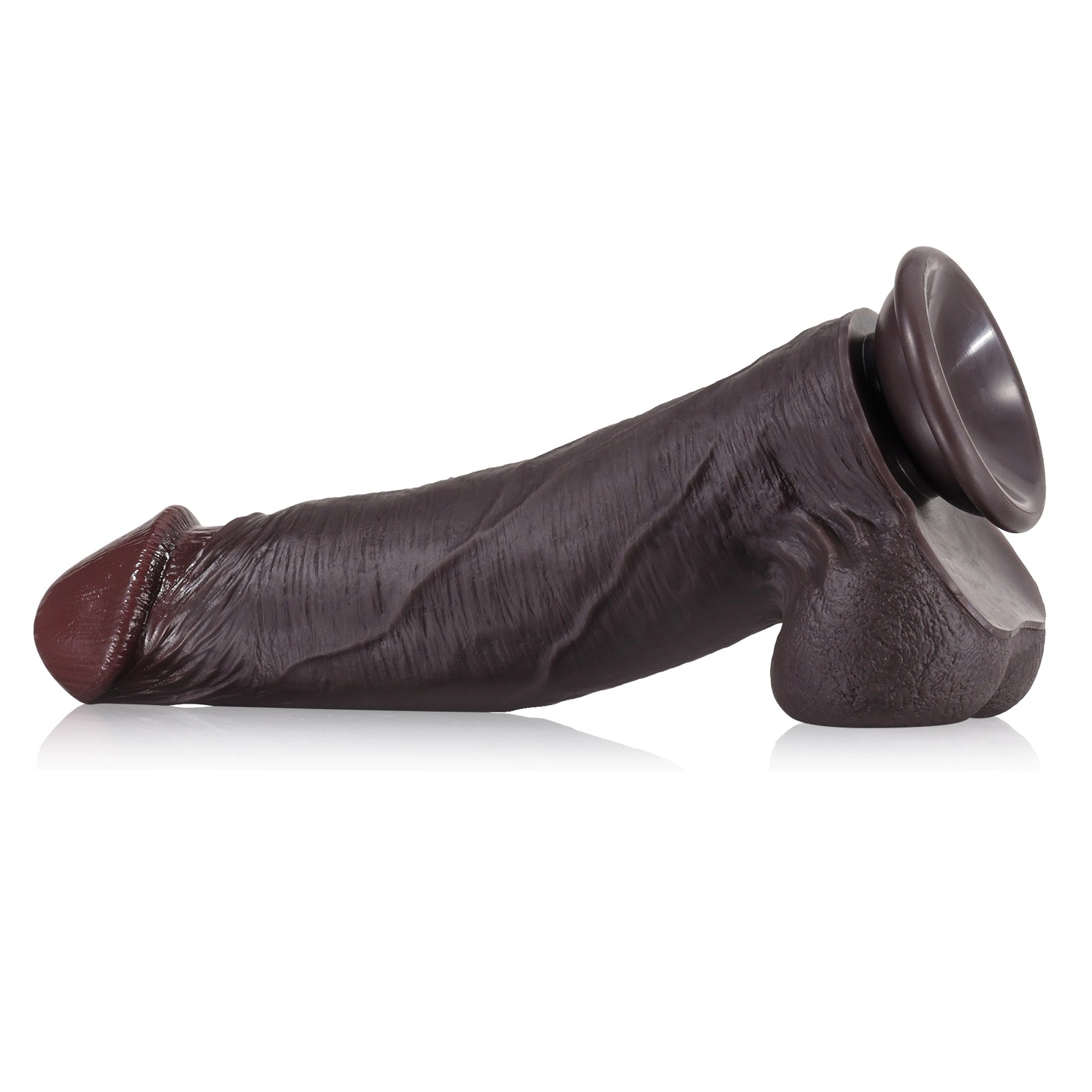 9.2" Soft Sliding Skin Dildo With Moving Balls